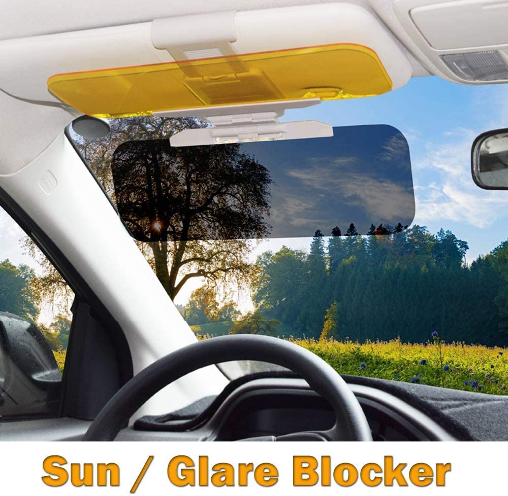 MONOJOY Car Sun Visor Extension, Car Anti Glare Sun Visor, Day and Night  Vision Eye Protector Anti-Glare Anti-UV Anti-Dazzle Windshield Extender (1  Pack) : Amazon.co.uk: Automotive