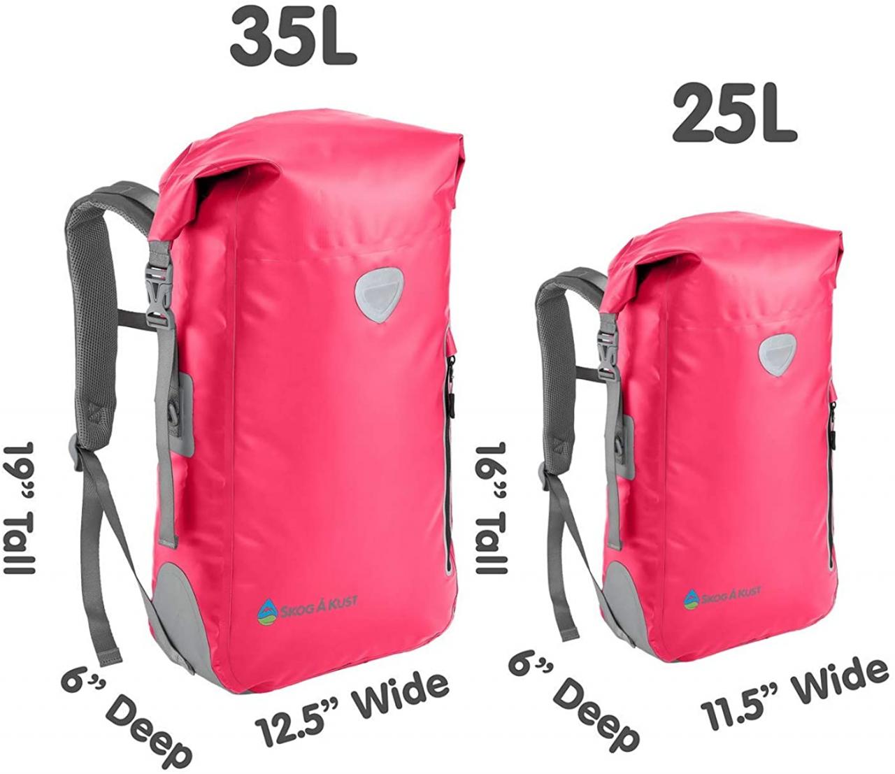 Buy Skog Å Kust BackSåk Waterproof Floating Backpack with Exterior Zippered  Pocket | for Kayaking, Rafting, Boating, Swimming, Camping, Hiking, Beach,  Fishing | 25L & 35L Sizes Online in Vietnam. B01GK97UX4