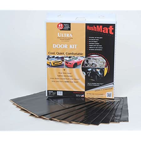 HushMat 10201 Ultra Silver Foil Door Kit with Damping Pad - 10 Piece- Buy  Online in India at desertcart.in. ProductId : 10652194.