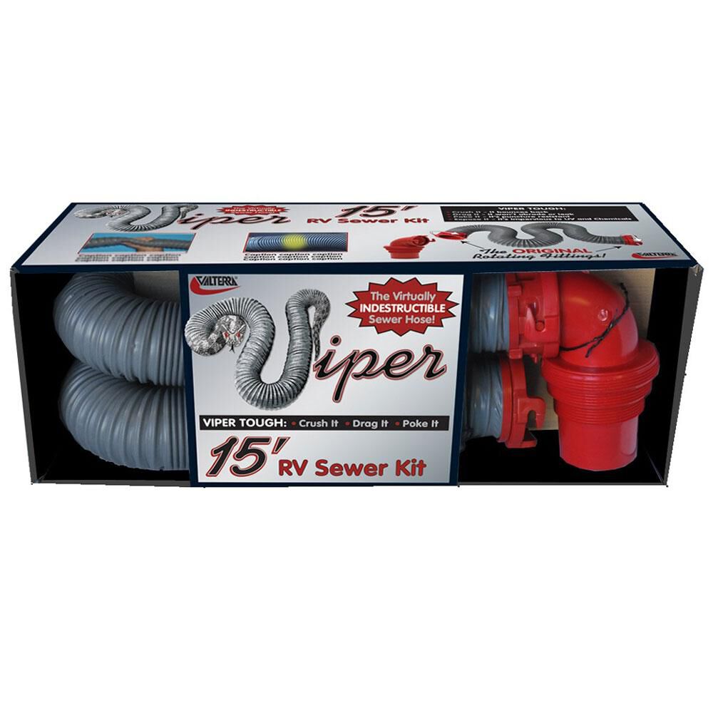 Valterra® - Viper™ Red Sewer Hose Kit - CAMPERiD.com