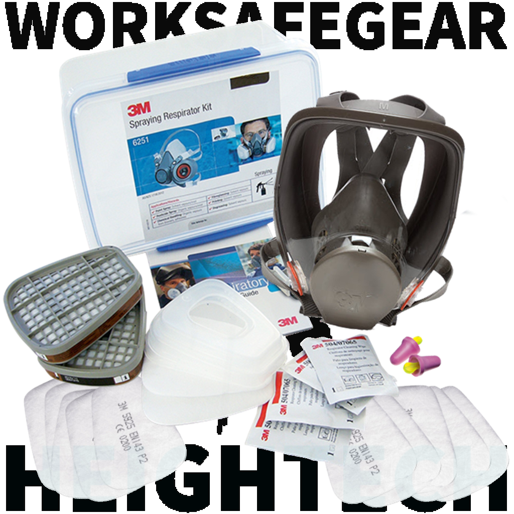 Purchase Medium 3M Full Face Respirator Kits- A1P2 (6851M) online today.  Best PPE and safety products in Australia.