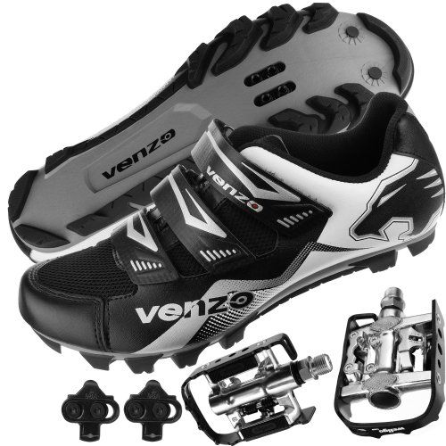 Venzo Mountain Bike Bicycle Cycling Shimano SPD Shoes Multi-Use Pedals 44.5  * More info could be … | Cycling shoes, Mountain bike shoes, Mountain bike  accessories