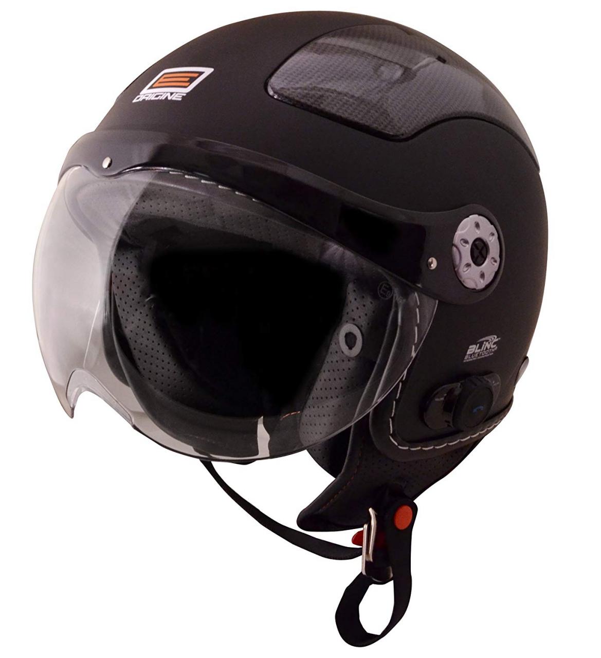 Origine O528B Pilota 3/4 Helmet with Blinc Bluetooth (White, Small) Reviews  - YouTube