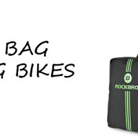 ROCKBROS - ROCKBROS Folding Travel Bike Bag with Storage Bag Bike Carrier Bag  Bicycle Transport Case 14 to 20 Inch Black
