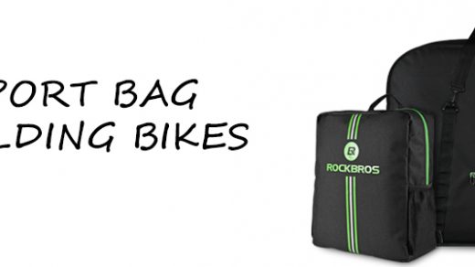 ROCKBROS - ROCKBROS Folding Travel Bike Bag with Storage Bag Bike Carrier Bag  Bicycle Transport Case 14 to 20 Inch Black