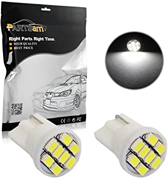 Partsam White Interior LED Package Kit + License Plate Lights Replacement  (11 Pieces)- Buy Online in Dominica at dominica.desertcart.com. ProductId :  23747297.