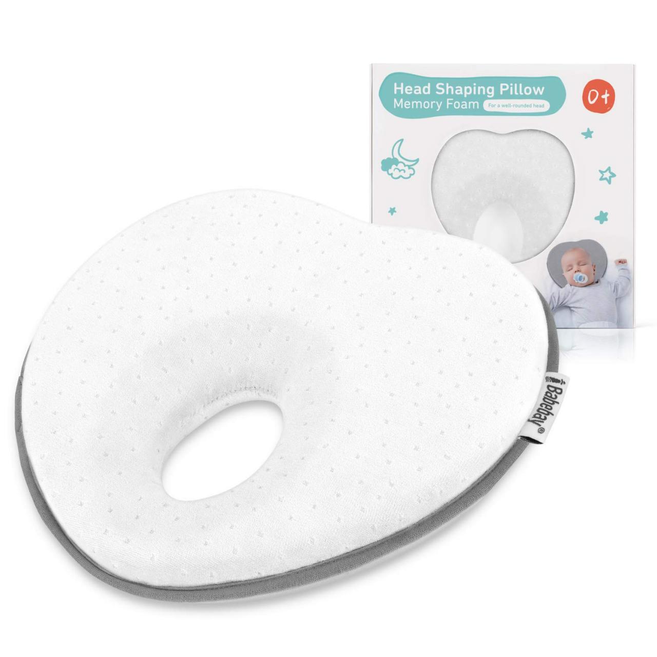 Buy Baby Pillow for Newborn Infant,Head Shaping Pillow for Flat Head  Syndrome Prevention,3D Memory Foam for Head and Neck Support Pillow,Heart  Shaped 0-12 Months White Online in Germany. B087D223S4