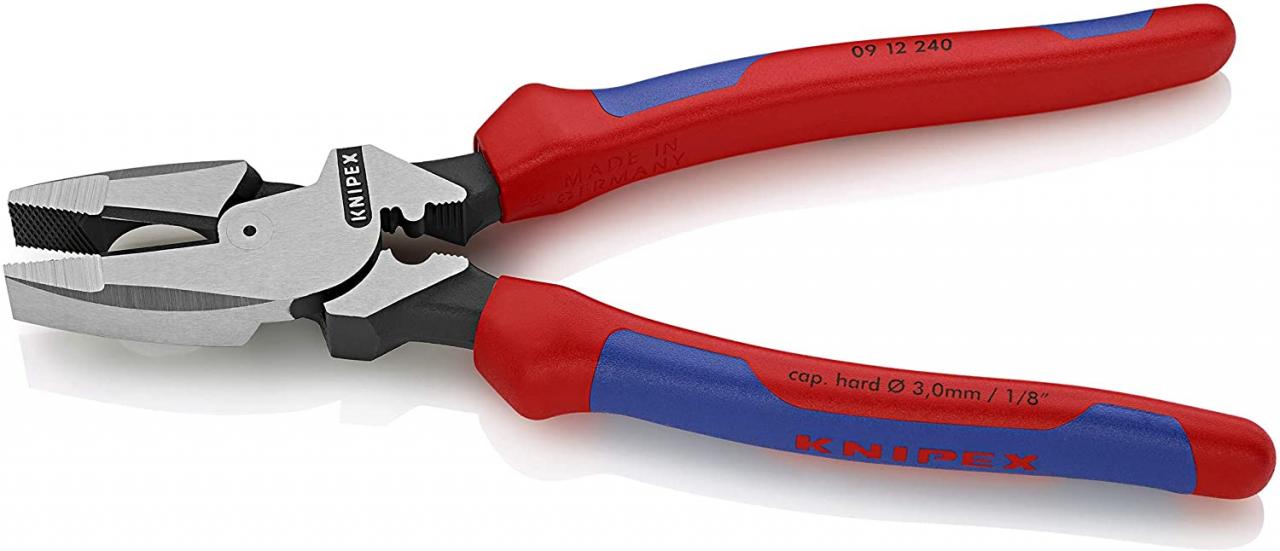 Buy Knipex 09 12 240 9.5-Inch Ultra-High Leverage Lineman's Pliers with  Fish Tape Puller and Crimper Online in Germany. B004LXXXXI