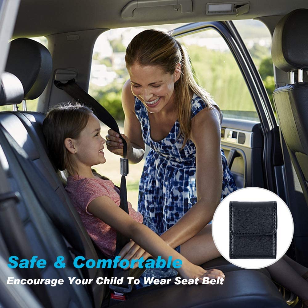 Buy Car Seat Belt Adjuster for Kids & Adults, Comfortable and Safe Car Belt  Adjuster Black,2 Packs Online in Vietnam. B07H8D1M1N