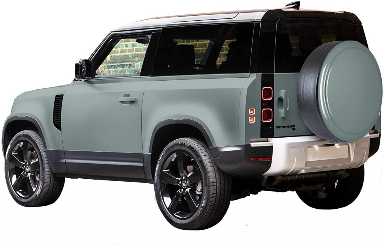 Buy Boomerang - 32 Color Matched Rigid Tire Cover (Plastic Face & Vinyl  Band) for Land Rover Defender (2020-2021) - Pangea Green Online in Hong  Kong. B08GF4V2YC