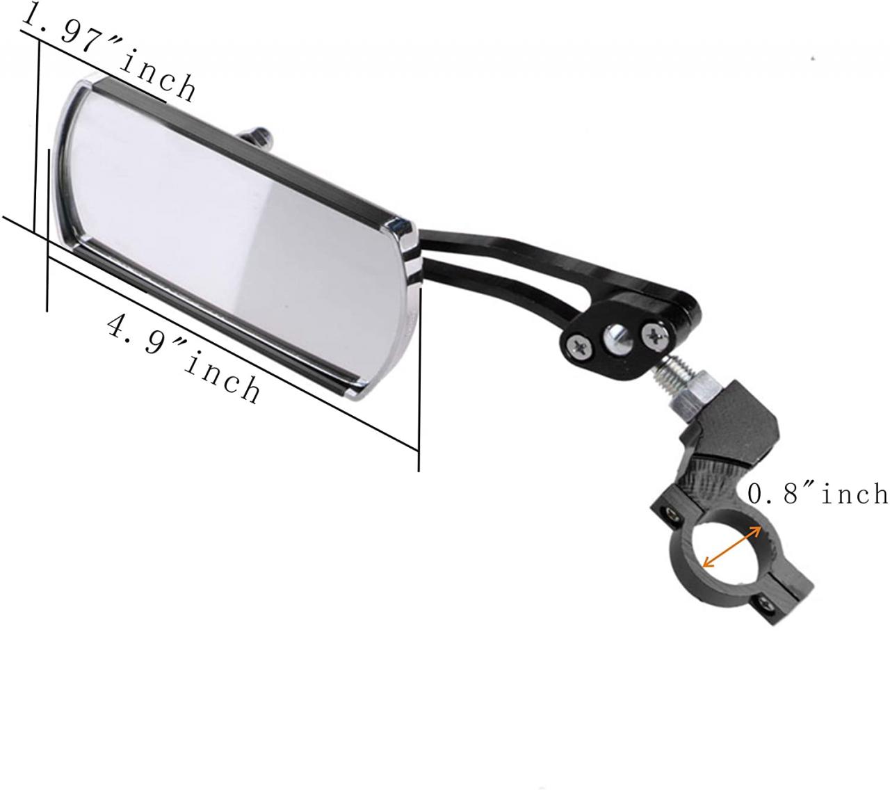 Jeemitery Bicycle Rearview Mirrors, Adjustable Rotatable Handlebars Glass  Mirror, Safe 360 Rotation Rearview Mirror Mountain Bike Motorcycle- Buy  Online in Suriname at suriname.desertcart.com. ProductId : 155407789.