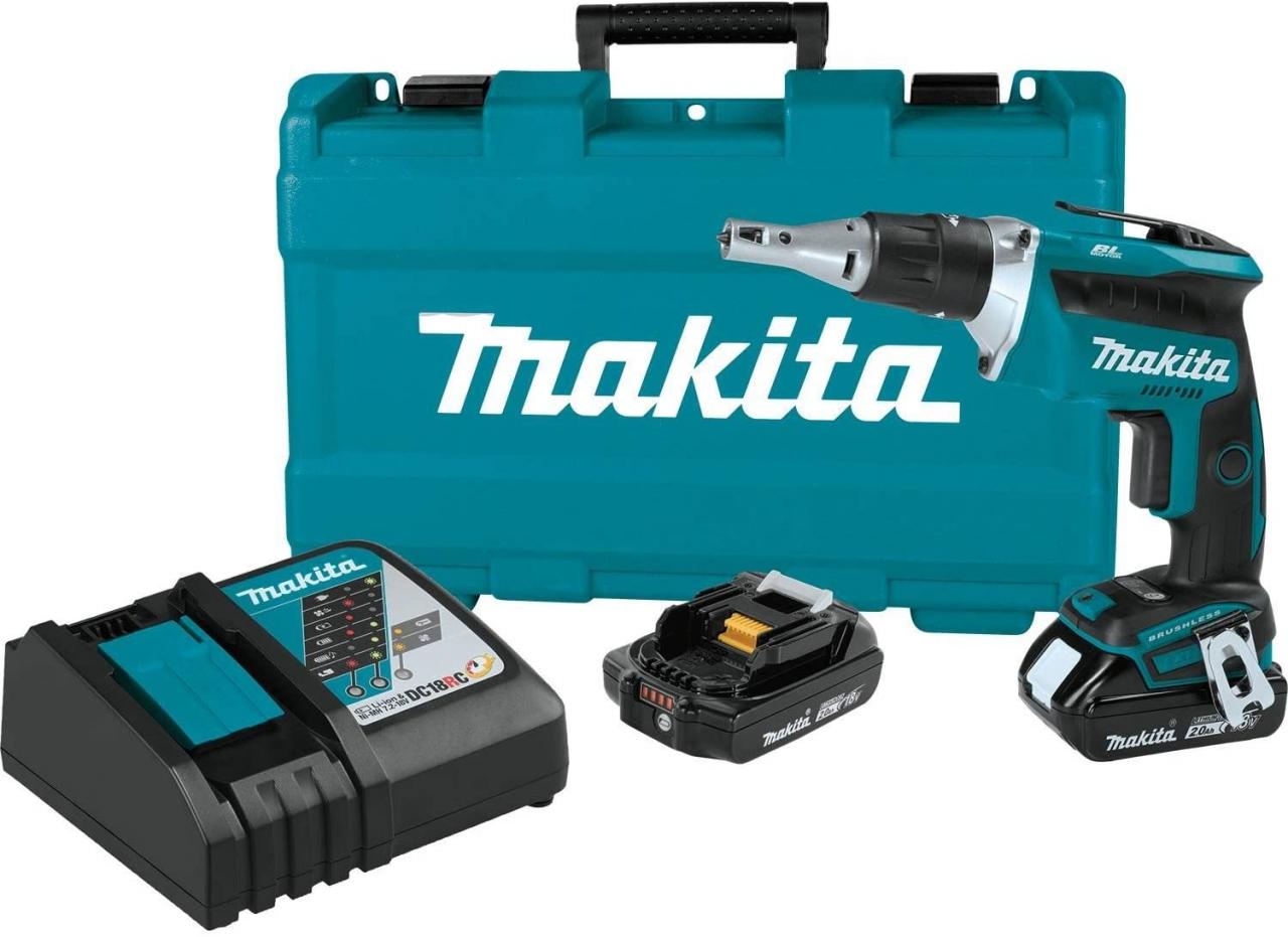 Makita Cordless 18V Drywall Screwdriver with Collated Autofeed Magazine