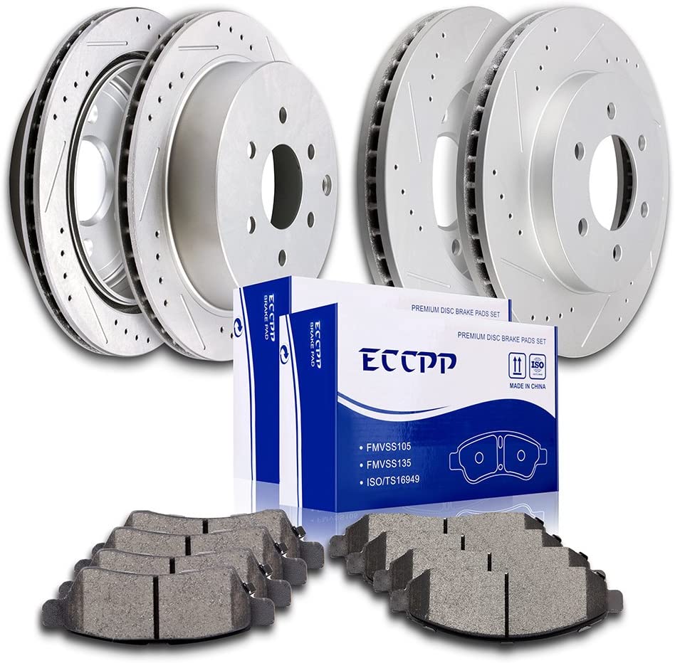 Buy Brakes and Rotors, ECCPP Front Rear Brake Pads Rotors Kits fit for  2005-2018 for Nissan Frontier, 2005-2015 for Nissan Xterra, 2009-2012 for  Suzuki Equator Online in Hong Kong. B0759V3KN1