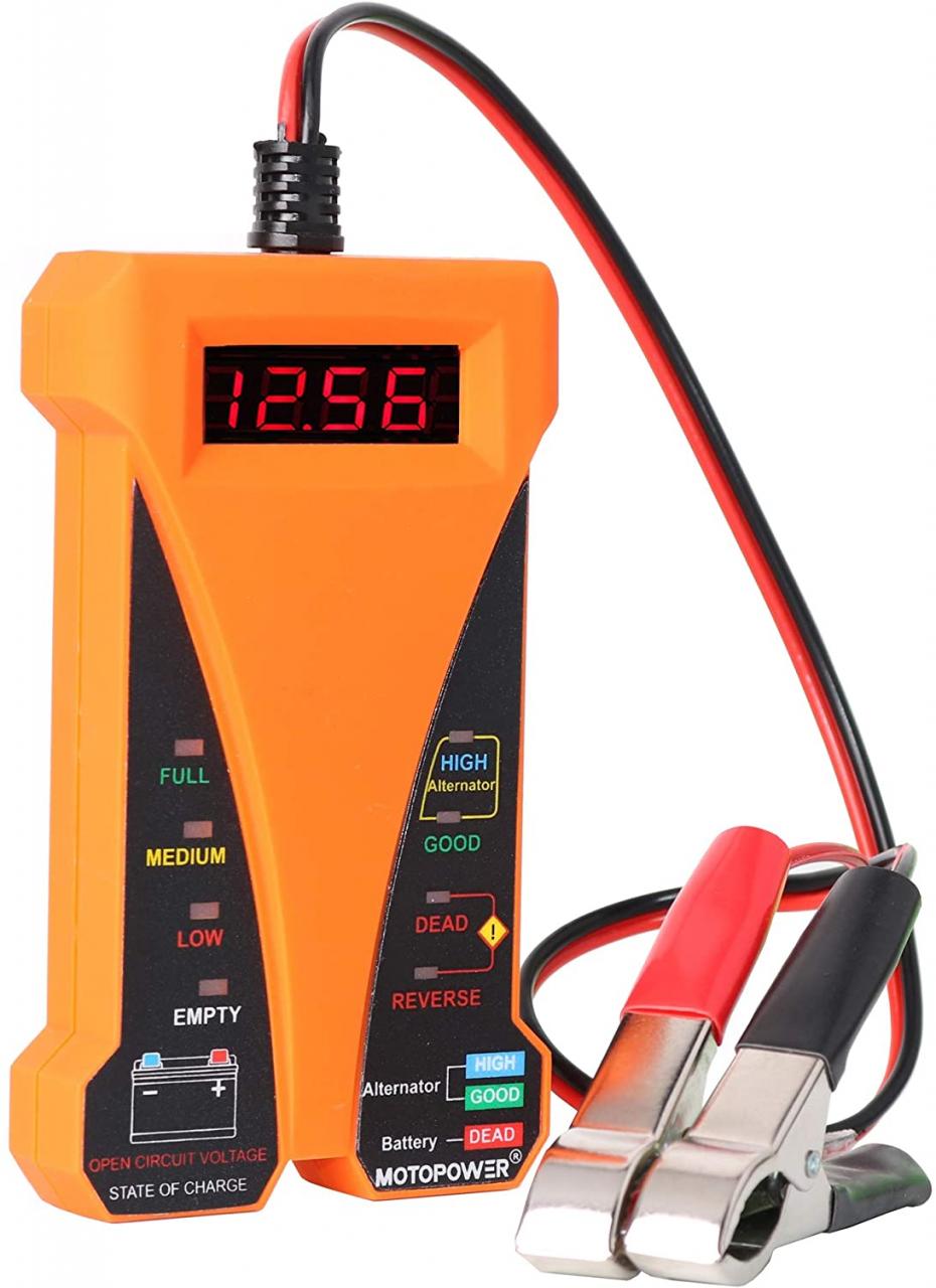 MOTOPOWER MP0514A 12V Digital Battery Tester Voltmeter and Alternator —  MOTOPOWER DIRECT