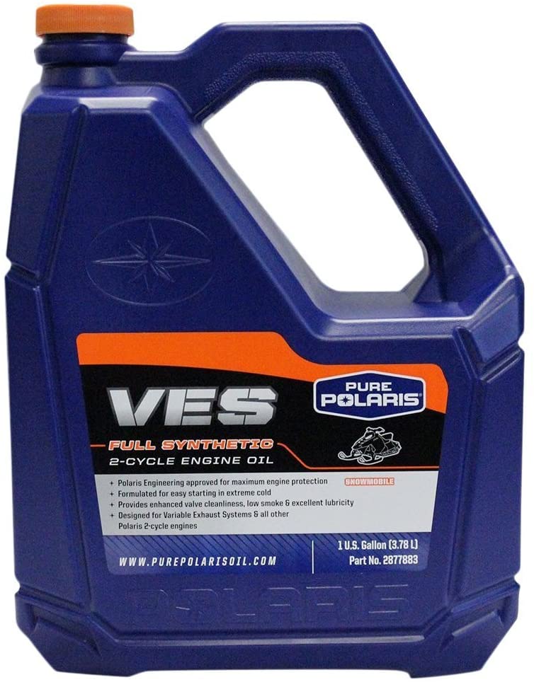 VES Full Synthetic 2-Cycle Oil, For 2-Stroke Snowmobiles, 2877883, 1 Gallon  | Polaris Snowmobiles EN-CA