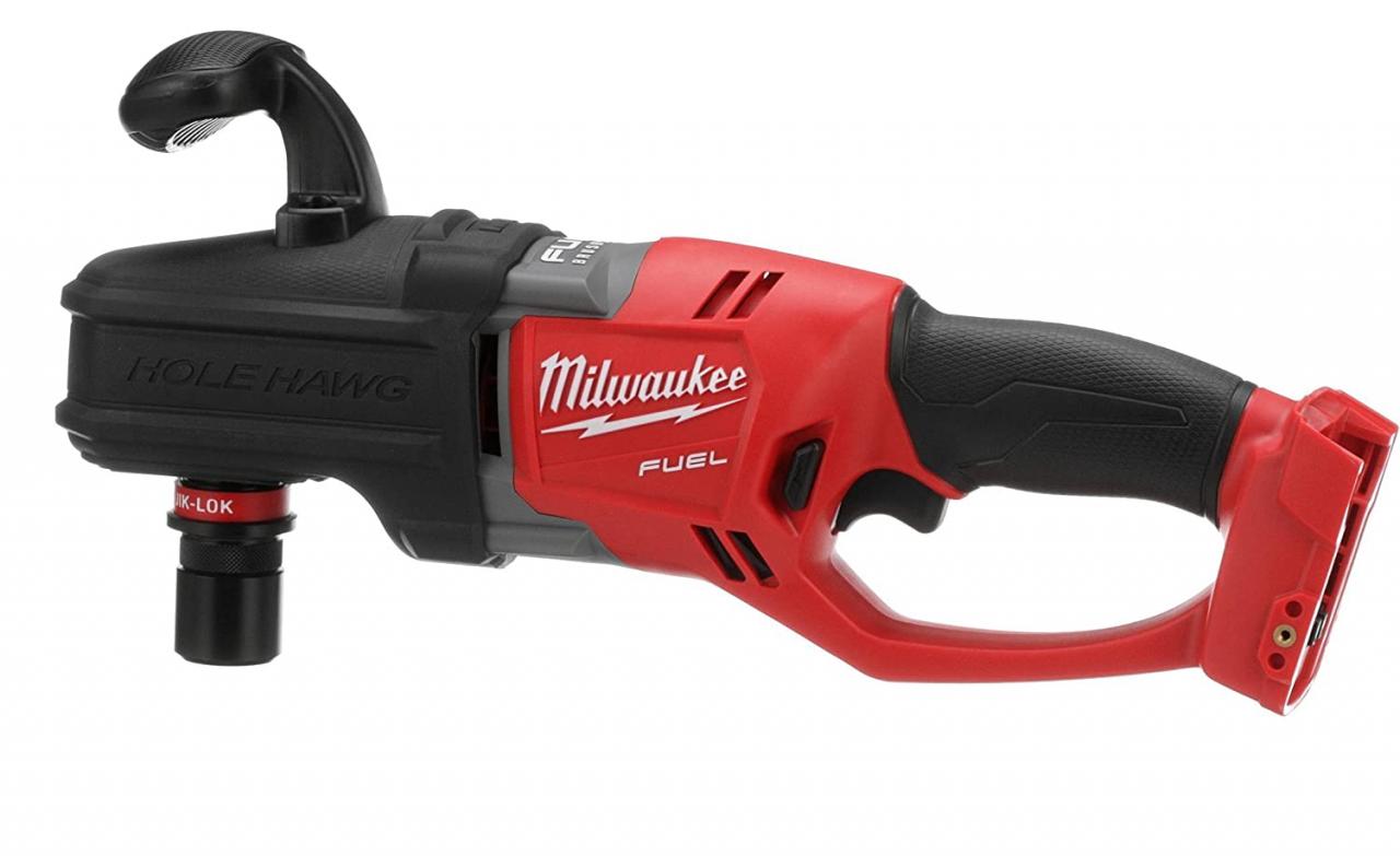 Milwaukee 2708-20 M18 Fuel Hole Hawg Right Angle Drill with Quik-Lok Bare :  Amazon.ca: Tools & Home Improvement