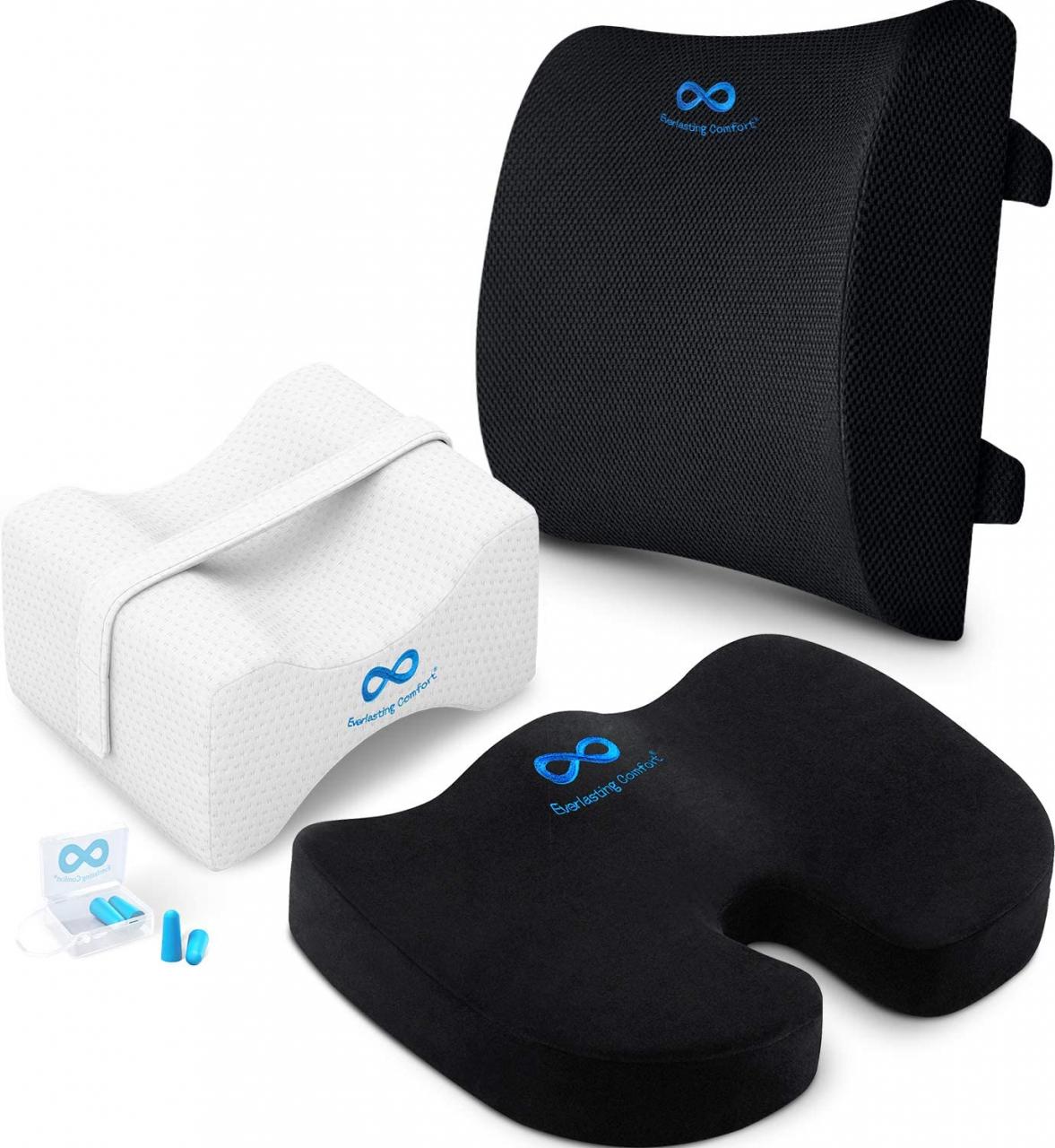 Everlasting Comfort 100% Pure Memory Foam Wedge Seat Cushion, Body Heat  Responsive, Orthopedic U Cut-Out Design to Relieve Pain, Car Cushion |  Lazada PH