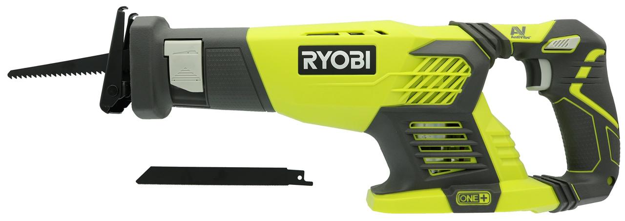 Ryobi P514 18V Cordless One+ Variable Speed Reciprocating Saw w/ 2 Blades  (Batteries Not Included / Power Tool Only) : Amazon.com.au: Home Improvement