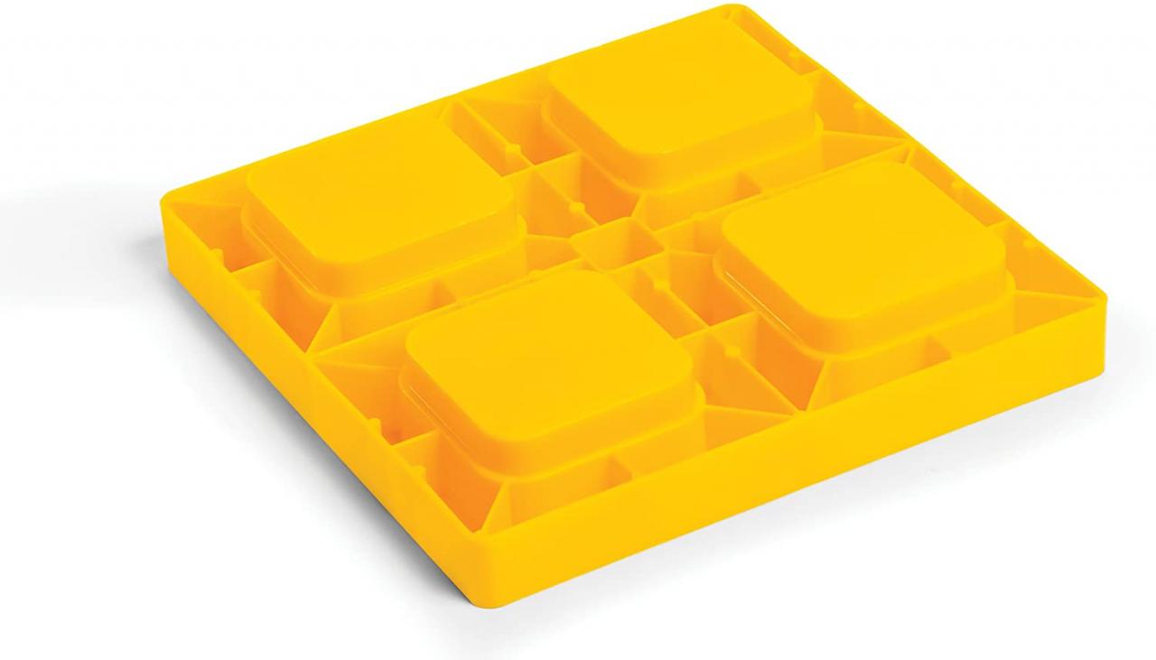 Buy Camco Heavy Duty Leveling Blocks, Ideal For Leveling Single and Dual  Wheels, Hydraulic Jacks, Tongue Jacks and Tandem Axles (4 pack) , Yellow -  44501 Online in Turkey. B00480BWBE
