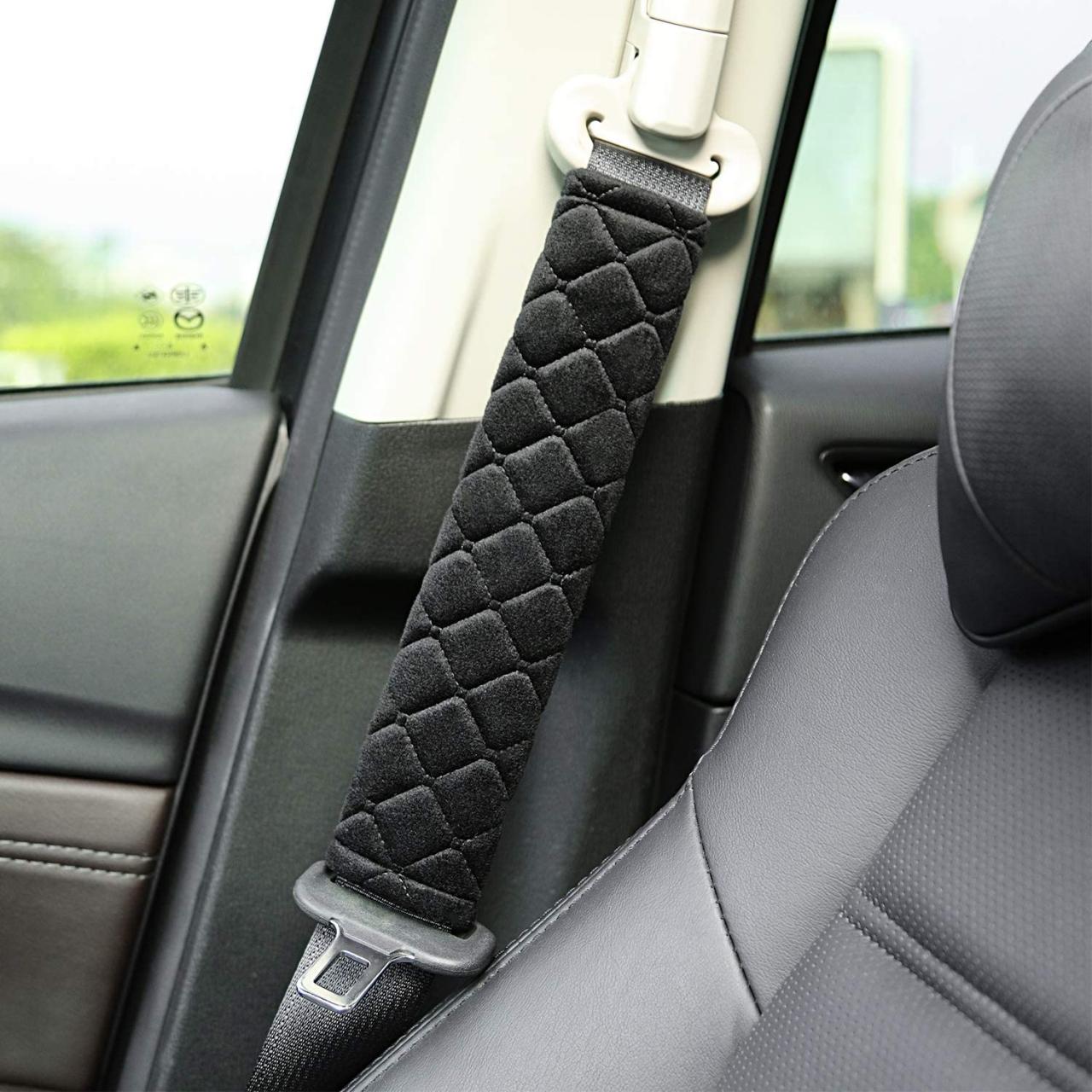 Buy Tatuo 4 Pack Car Seat Belt Pads Seatbelt Protector Soft Comfort Seat  Belt Shoulder Strap Covers Harness Pads Helps Protect Your Neck and Shoulder  (Gray) Online in Indonesia. B07J5XHMGZ