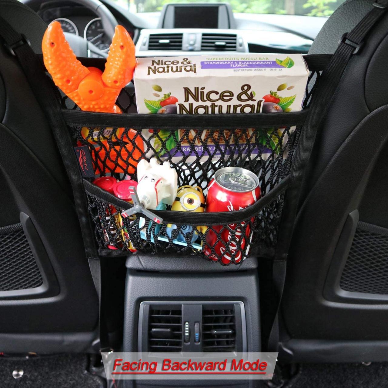 Buy AMEIQ 3-Layer Car Mesh Organizer, Seat Back Net Bag, Barrier of  Backseat Pet Kids, Cargo Tissue Purse Holder, Driver Storage Netting Pouch  Online in Hong Kong. B073YD7GQG