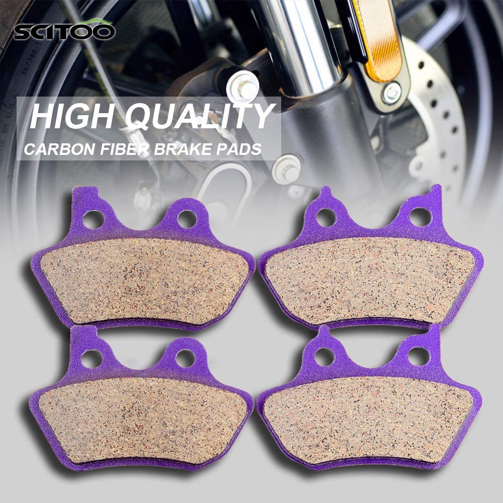 Buy SCITOO Carbon Fiber Brake Pads Fit Dyna 01-06 Fatboy 00 01-03 05  Heritage/Night 00-02 Softail 00-03 Sportster Online in Hong Kong. B01JG57TGC