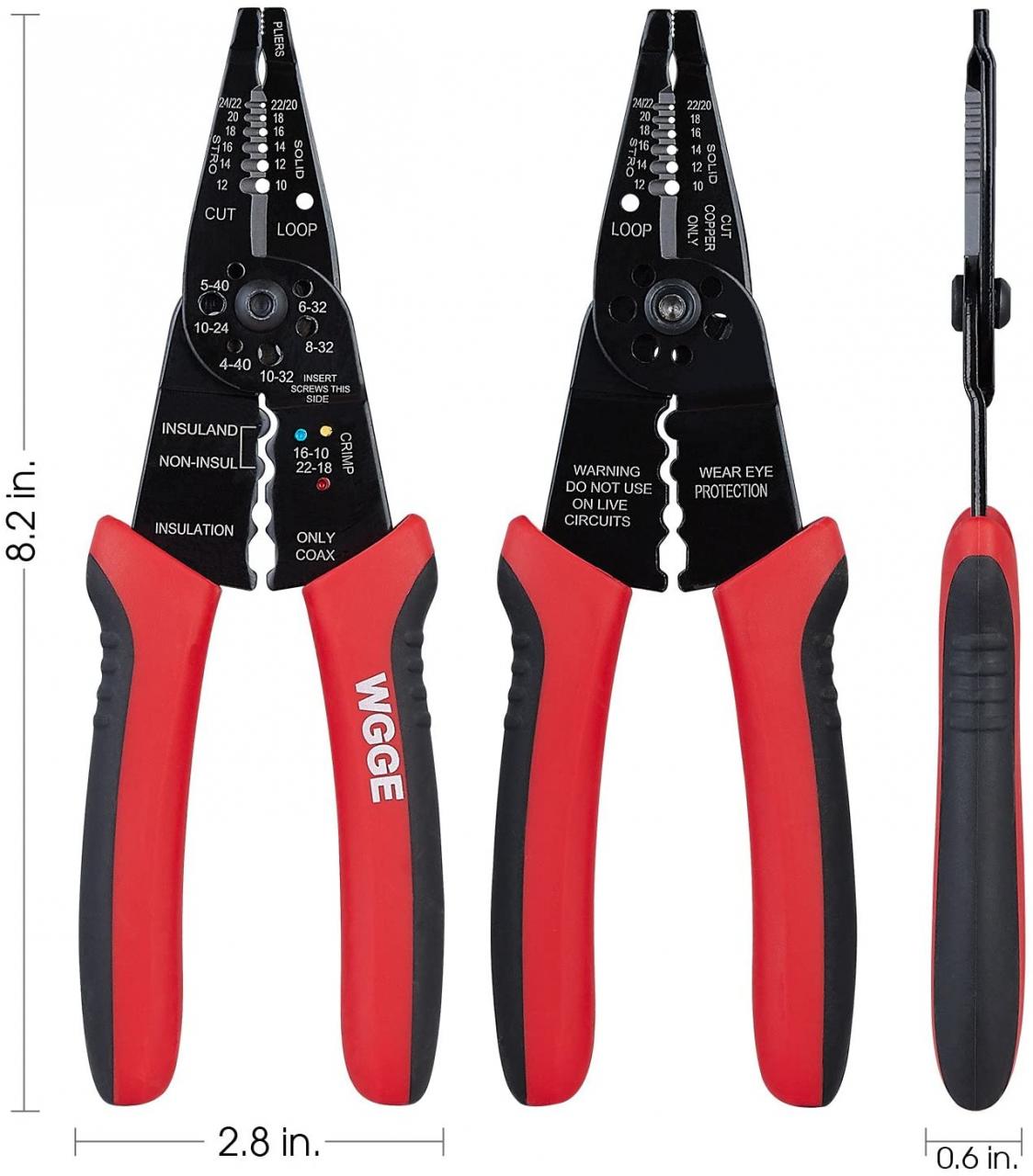 WGGE WG-015 Professional crimping tool/Multi-Tool Wire Stripper and Cutter ( Multi-Function Hand Tool) – 99gift.eu
