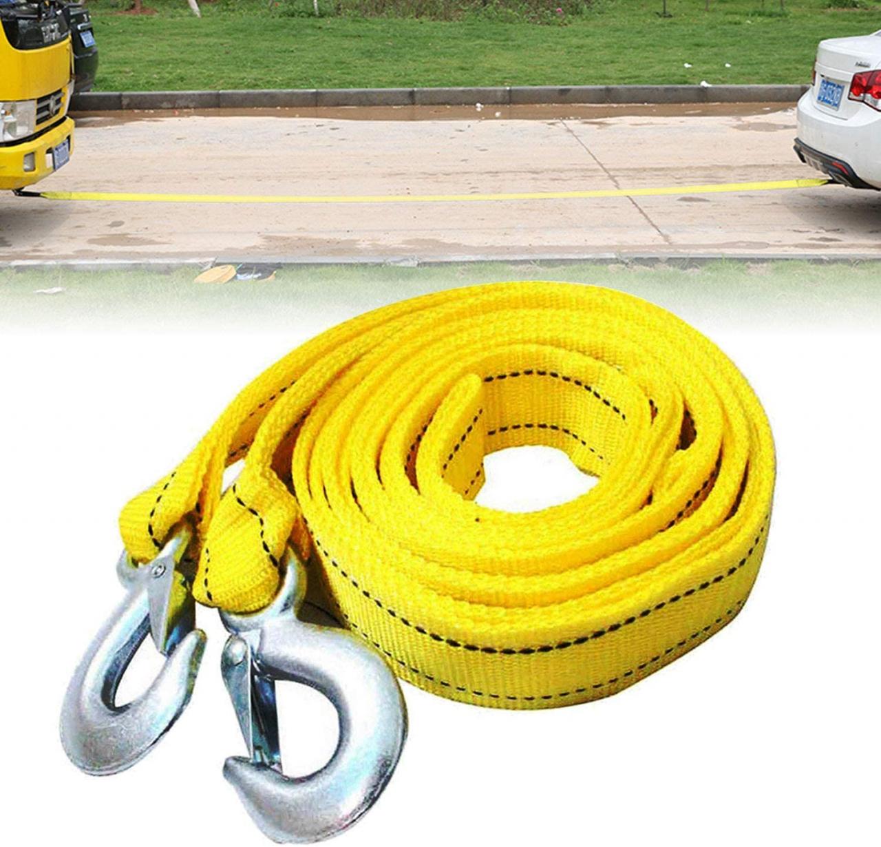 Presa 2-in x 20-ft Heavy Duty 10,000 lb Tow Strap with Hooks Tow Straps  Towing Products & Winches tenerife-direct.com