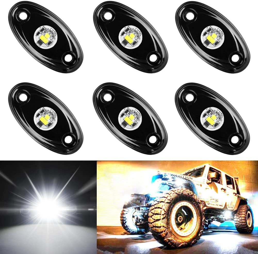 Buy Amak 8 Pods LED Rock Lights Kit Red Underbody Glow Trail Rig Light  Waterproof Underglow LED Neon Lights for Jeep Off Road Trucks Car ATV SUV  Vehicle Boat - Red Online