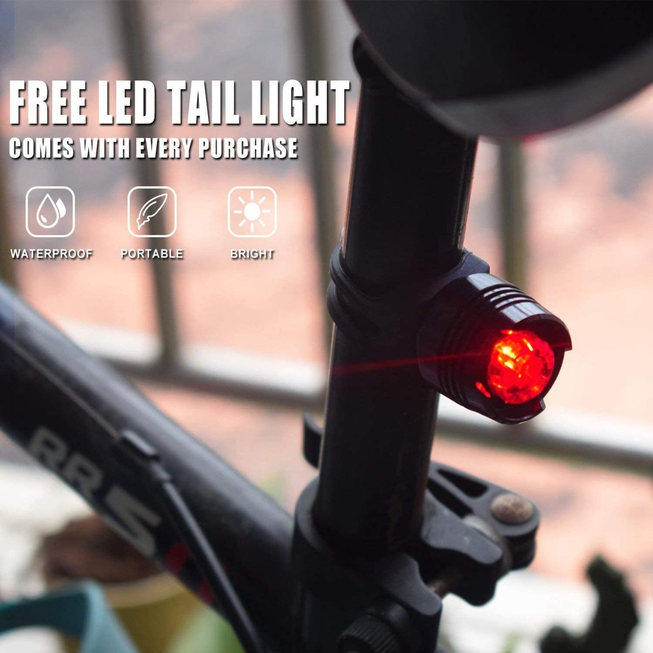 Buy WasaFire Bike Light,Bicycle Front & Tail Light, USB Rechargeable  Runtime 8+ Hours 400 Lumen Super Bright LED Bicycle Headlight,4 Light Mode  Fits All Bicycles, Road, Mountain Online in Hungary. B07SQ2FVZR