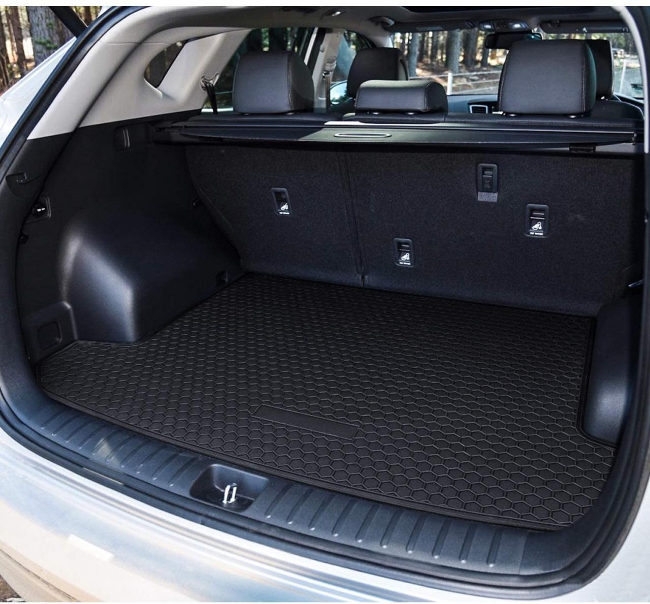 Cargo Liners E-cowlboy Trunk Cargo Liner Mat Tray for Hyundai Tucson  2016~2020 Heavy Duty Waterproof Rubber Custom Fit Black All Seasons  Odorless Interior Accessories