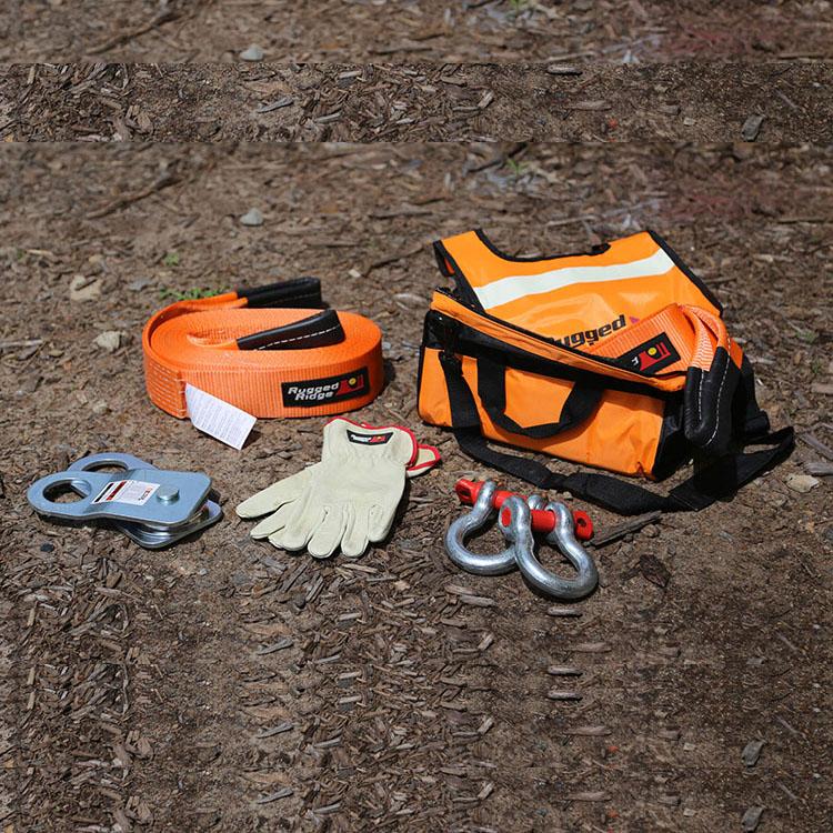 Rugged Ridge 15104.25 Winch Recovery Gear Kit, Recovery Straps - Amazon  Canada