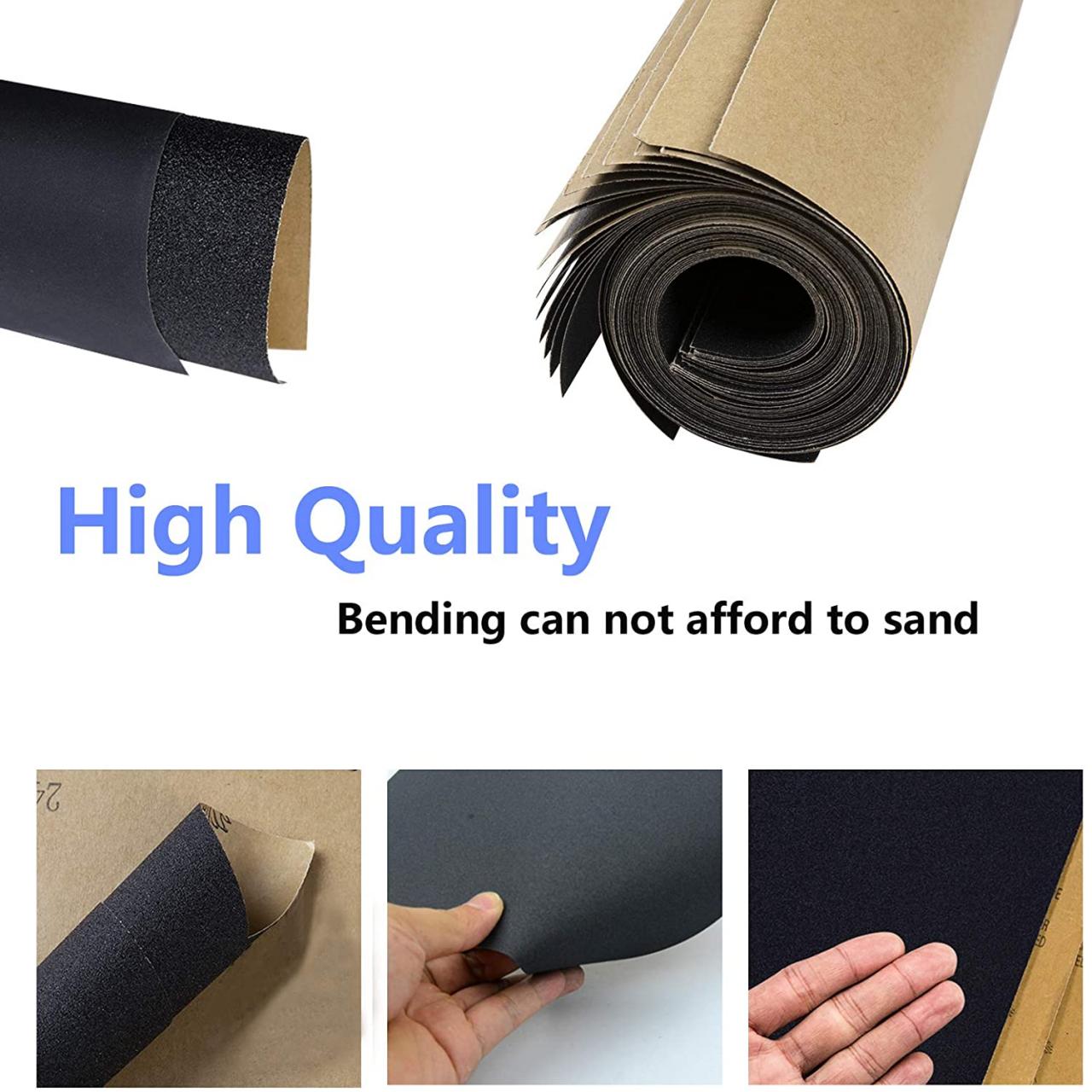 Buy 70pcs Sandpaper, Sanding Paper 120 to 3000 Grit Wet Dry Sandpaper  Assortment, 9 x 3.6 Inch Sandpaper for Wood Furniture Finishing, Metal  Sanding and Automotive Polishing Online in Vietnam. B08M386GYV