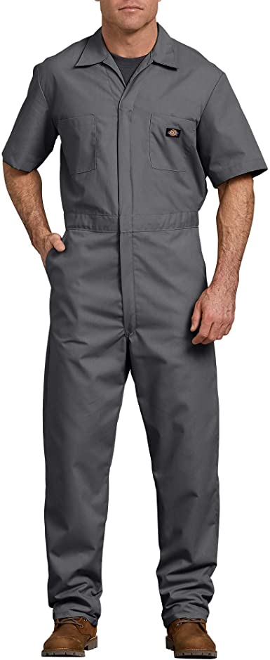 Dickies Men's 3XL Dark Navy Short Poplin Coverall in the Coveralls &  Overalls department at Lowes.com