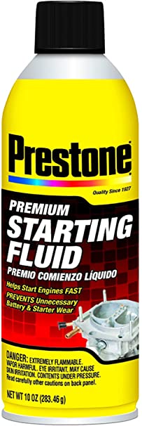 Prestone AS237 Premium Starting Fluid - 10 oz., Automotive - Amazon Canada