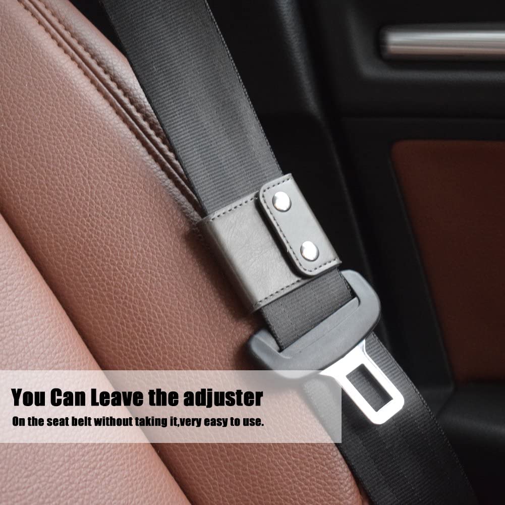 Buy Seatbelt Adjuster, FAOTUR Comfort Seat Belt Covers, Universal Auto  Shoulder Neck Protector Strap Positioner Locking Clip for Adults/Kids - 2  Pack (Black) Online in Vietnam. B07ML7923R