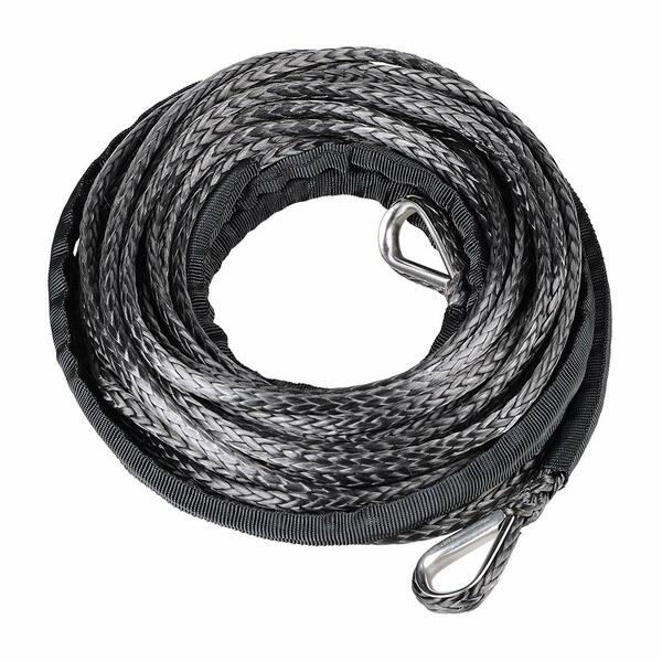 Astra Depot Black ATV UTV Synthetic Rope Extension 50ft 7500lbs Winch Line  Cable with Thimbles - homeemo.com