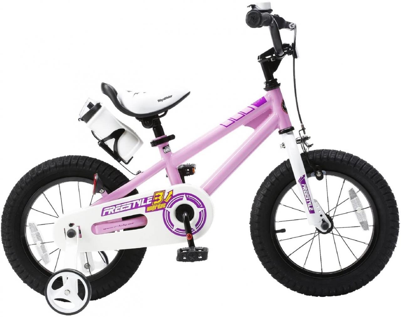 Buy RoyalBaby Kids Bike Boys Girls Freestyle Bicycle 12 14 16 Inch with  Training Wheels, 16 18 20 with Kickstand Child's Bike, Blue Red White Pink  Green Orange Online in Hong Kong. B01GQ05PUW
