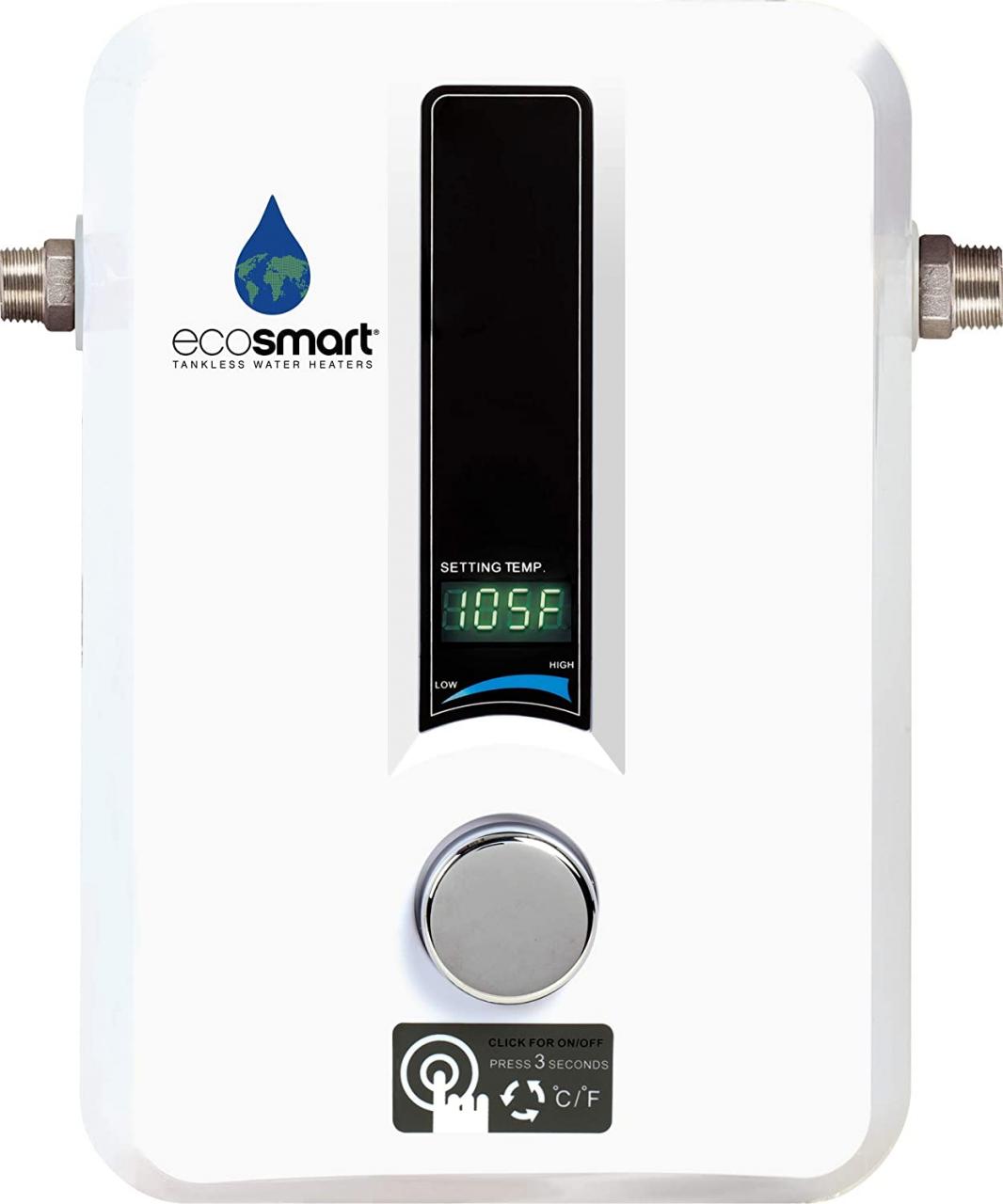 EcoSmart ECO-11 Electric Tankless Water Heater 13.6 KW – Tank The Tank