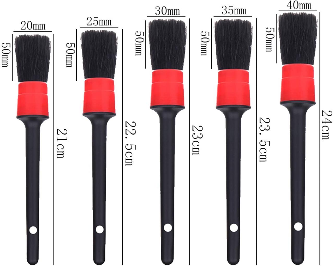 Amazon.com: SUBANG 11 Pieces Car Cleaner Brush Set Including Natural Boar  Hair Detail Brush (Set of 6), Auto Detailing Brush for Cleaning Wheels,  Interior, Exterior, Leather and 2 pcs Automotive Air Conditioner :  Automotive