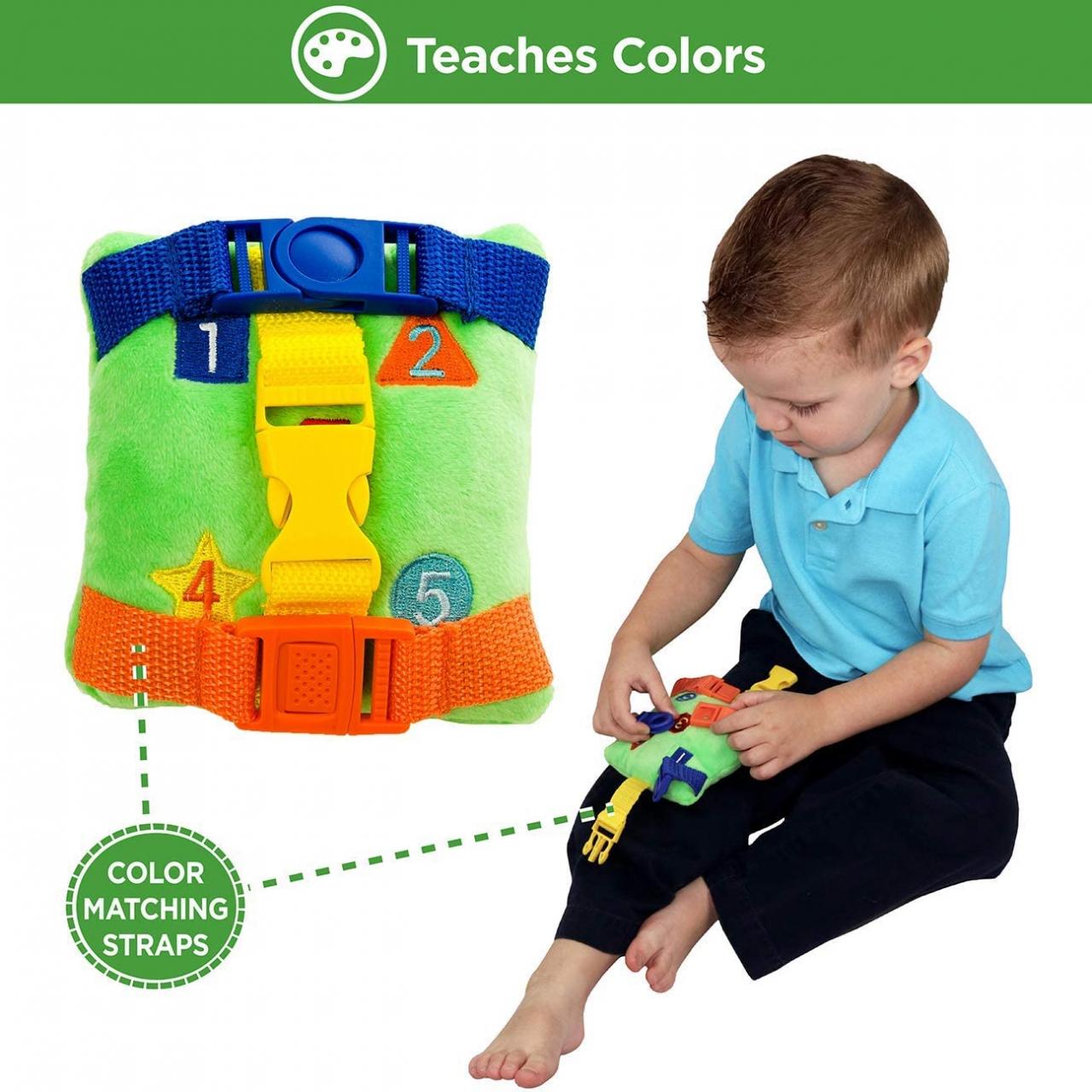 Buy Buckle Toys - Mini Buster Square - Learning Activity Toy - Develop fine  Motor Skills - Compact Travel Size Online in Indonesia. B01J58JE72