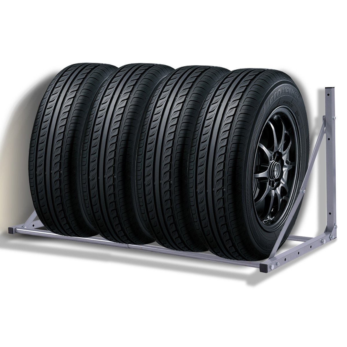 Goplus Tire Rack Wall Mount Folding Adjustable Wheel Storage Heavy Dut –  Blue Sky Web Creations