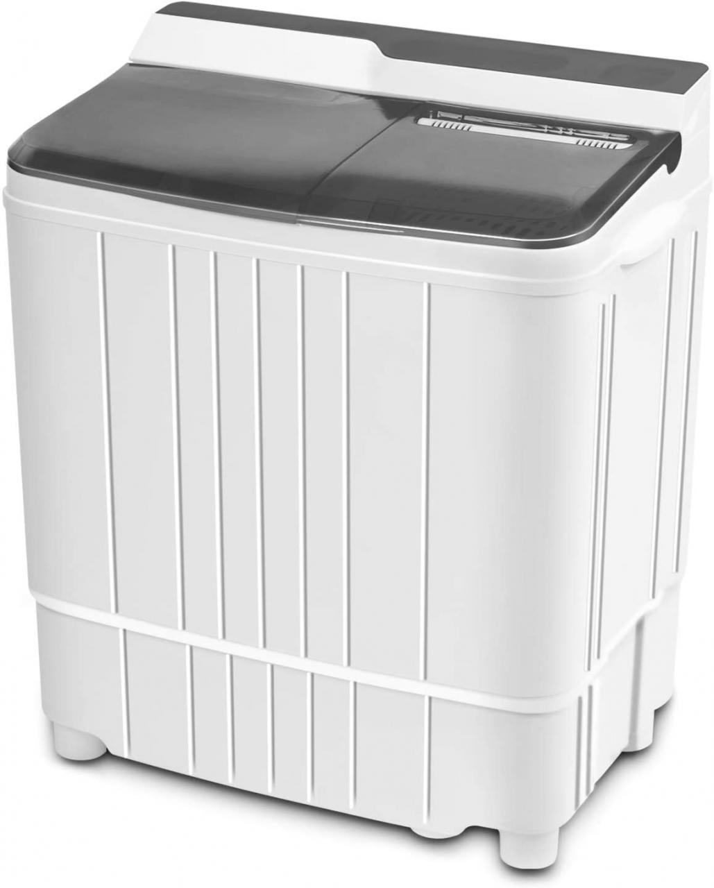 Buy Portable Mini Washing Machine, Compact Twin Tub Washer (8.8lbs) and Spin  Dryer Combo (3.3lbs), Timer Control with Soaking Function Ideal for Dorms,  Apartments, RVs, Camping etc, Gray Online in Taiwan. 549687124