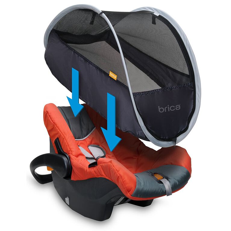 Brica Infant Comfort Canopy Car Seat Cover | Baby car seats, Car seats, Baby  gadgets