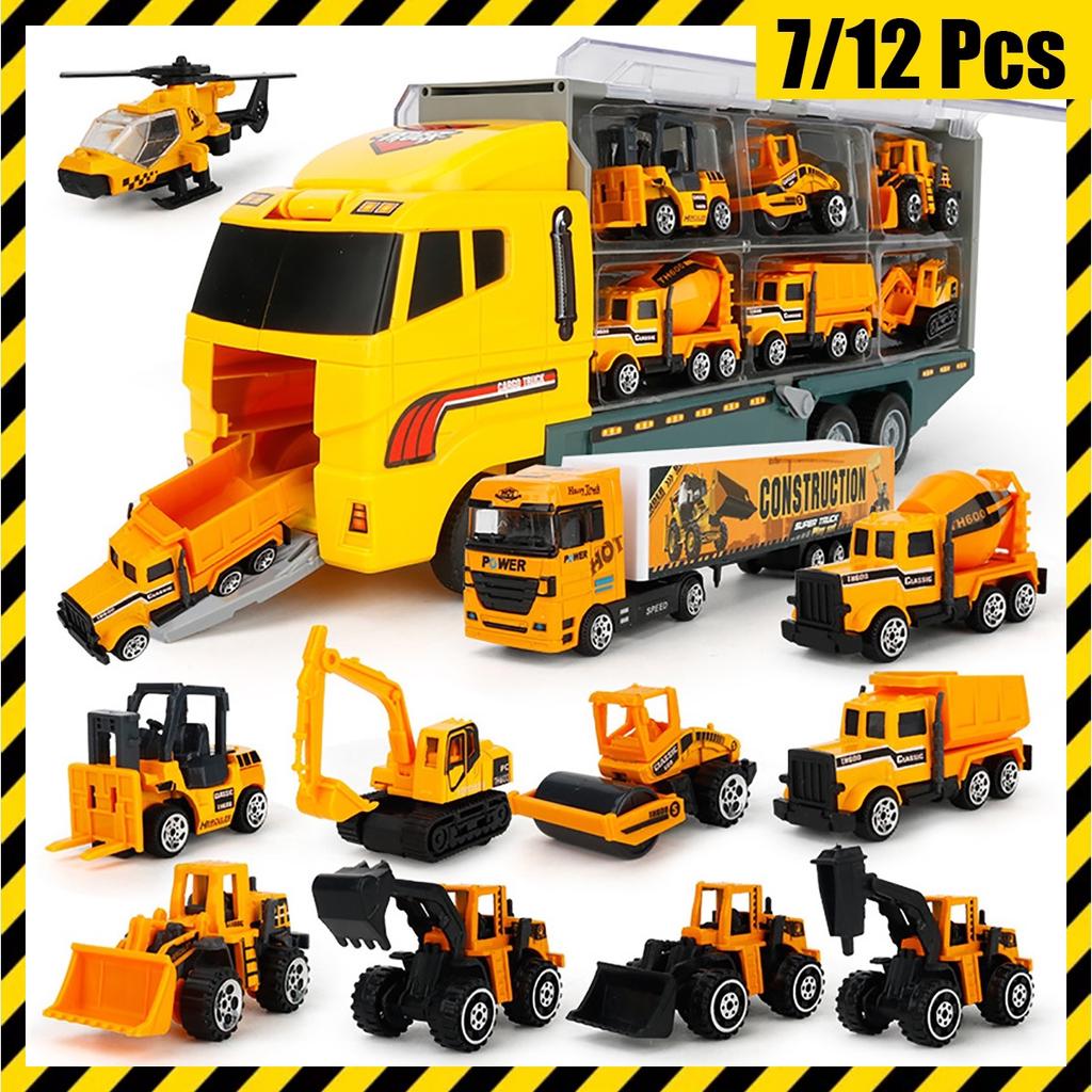 Diecast & Vehicles 6PCS Kids Car Toys Set Transport Carrier Construction  Truck Play Educational Toy Cars, Trucks & Vans