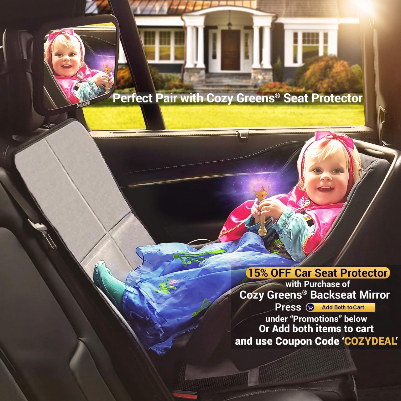 cozy greens baby car mirror Promotions