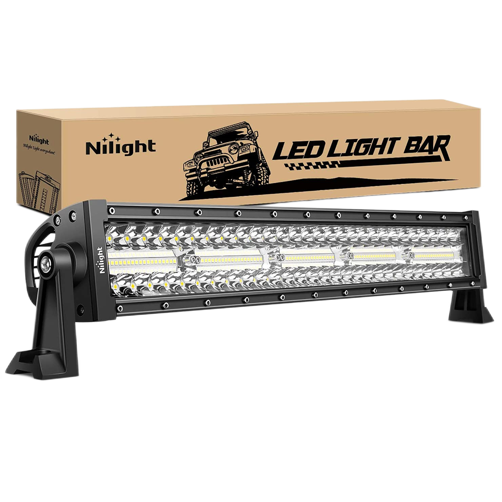 TRIPLE-ROW LED Pod Lights, POWLAB 2 Pcs 6.5 Inch 54W LED Work Light Bars,  7D Tri-row Spot Beam Driving Fog Light for Truck, Offroad, 4WD, SUV, Jeep,  Boat, ATV- Buy Online in