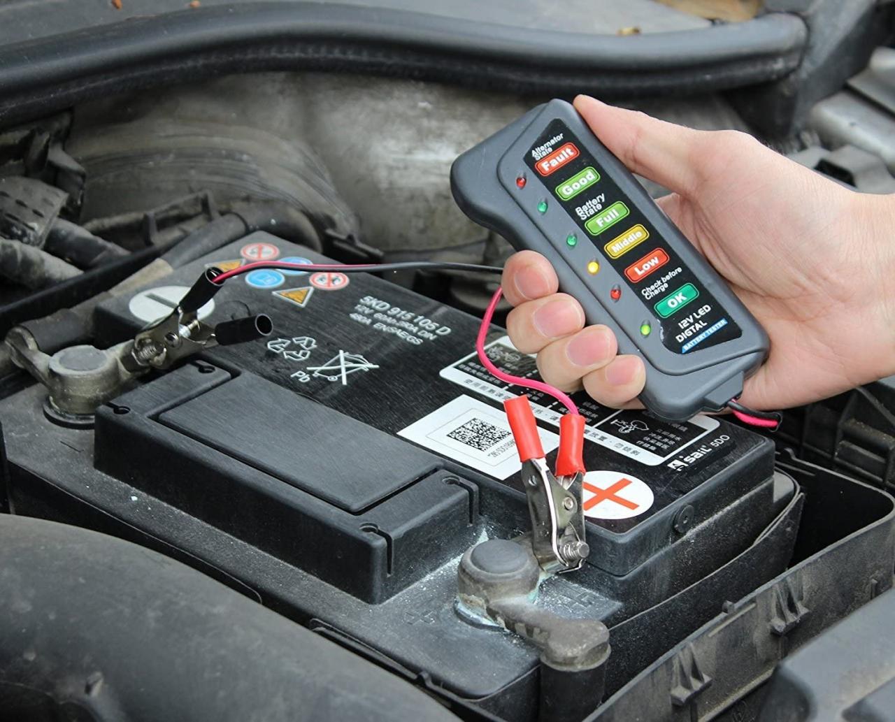 Buy Cartman 12V Car Battery Alternator Tester, Test Battery Condition &  Alternator Charging, LED Indication Online in Kazakhstan. B00EXIEVO6