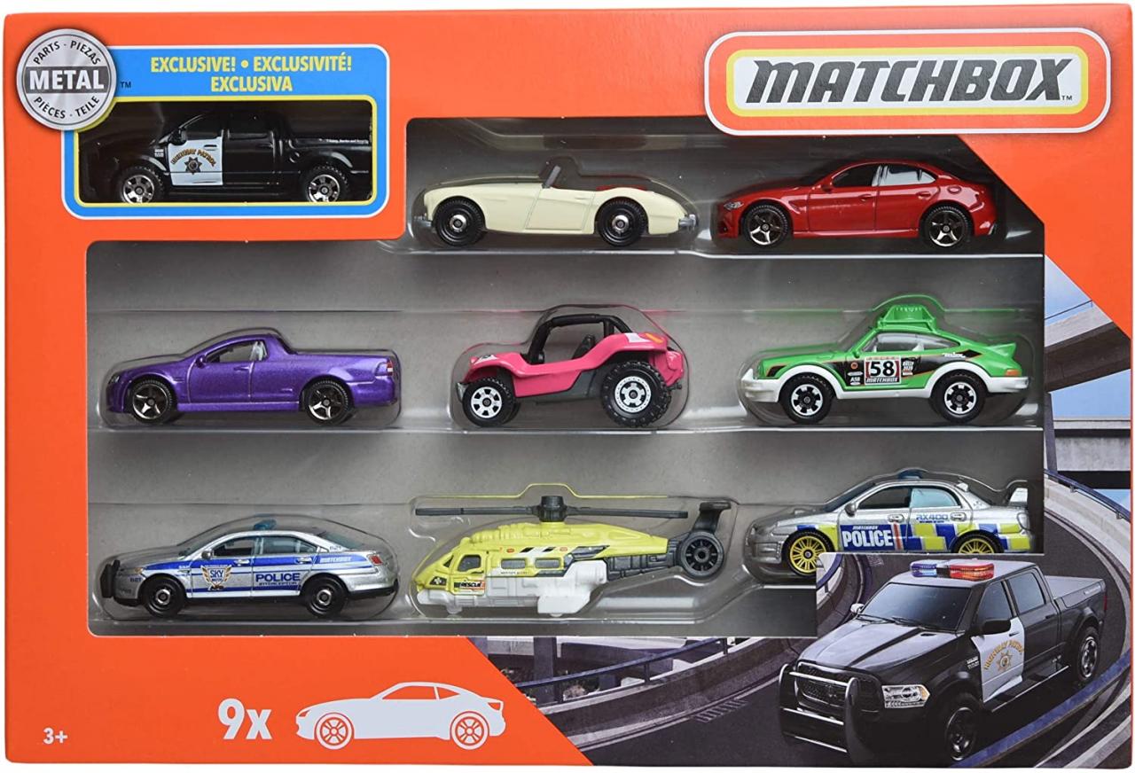 Buy Matchbox 9 Car Gift Pack, X7111 Online in Poland. B08P3VRYVY