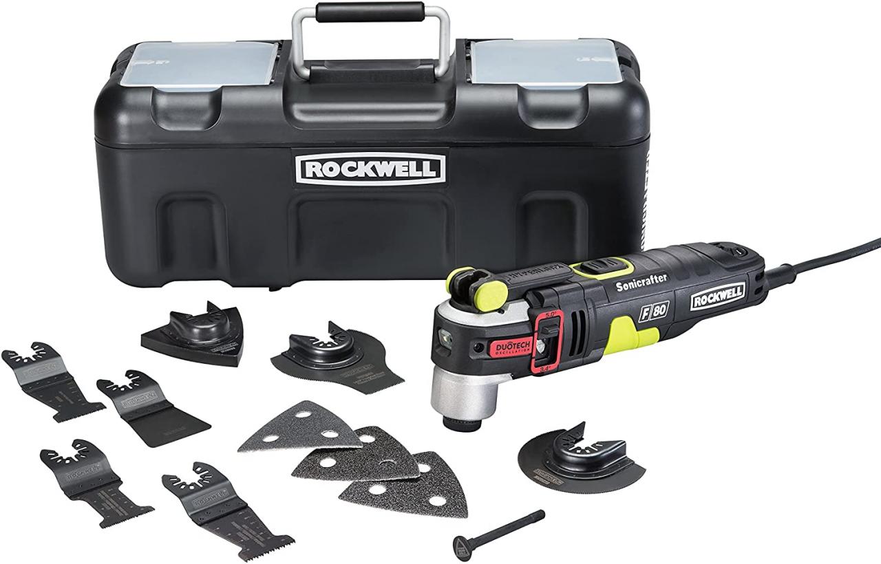 Rockwell's Sonicrafter F80 Features Newest Multi-tool Innovation: Dual  Oscillating Angles